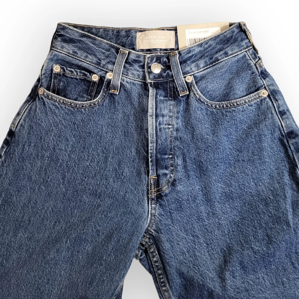 EVERLANE The Curvy 90s Cheeky Jean Size 24 Ankle Button-Fly - Picture 9 of 14